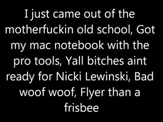 Nicki Minaj - I get crazy LYRICS