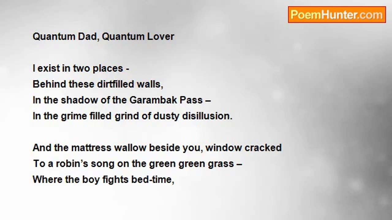 David Abrahams - Quantum Dad, Quantum Lover