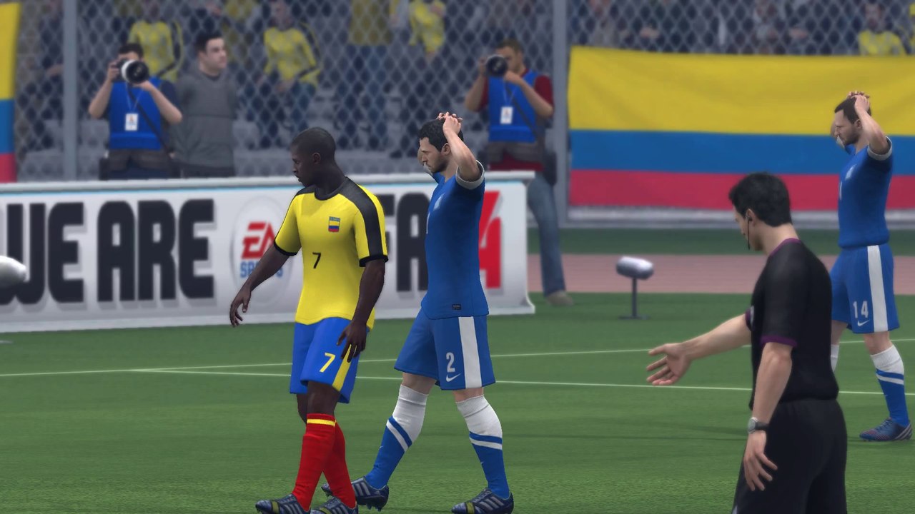 FIFA14. Columbia - Greece 1/2