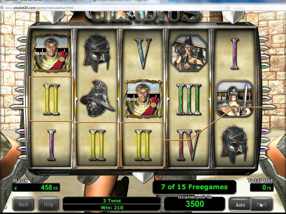 Gladius Slot - 330-facher Gewinn mit 70 Cent