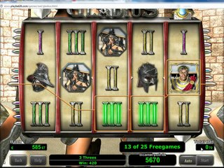 Gladius Slot - Freespins mit Ambos Special (176x bet)