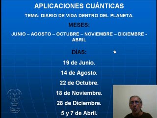 Aplicación Cuántica: 19 de Junio, 14 de Agosto, entre otros