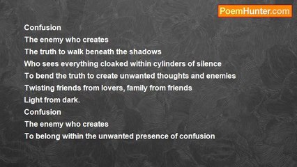 Brad Purvis - Confusion