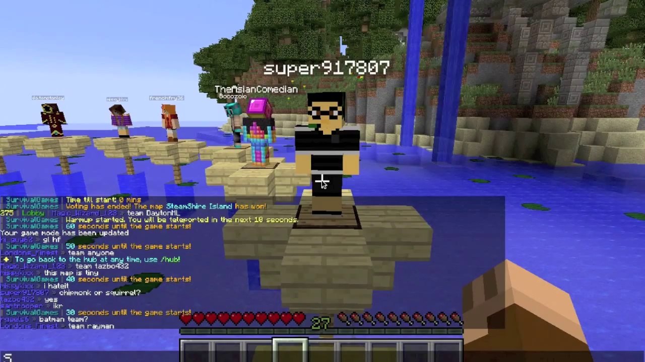 MINECRAFT - SQUIRRREL PLAYS HUNGERGAMES