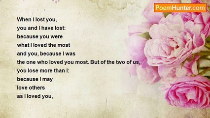 Wong Moli - When I lost you