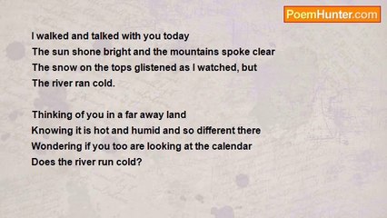 Eva L. Shaw - My Walk Along the River