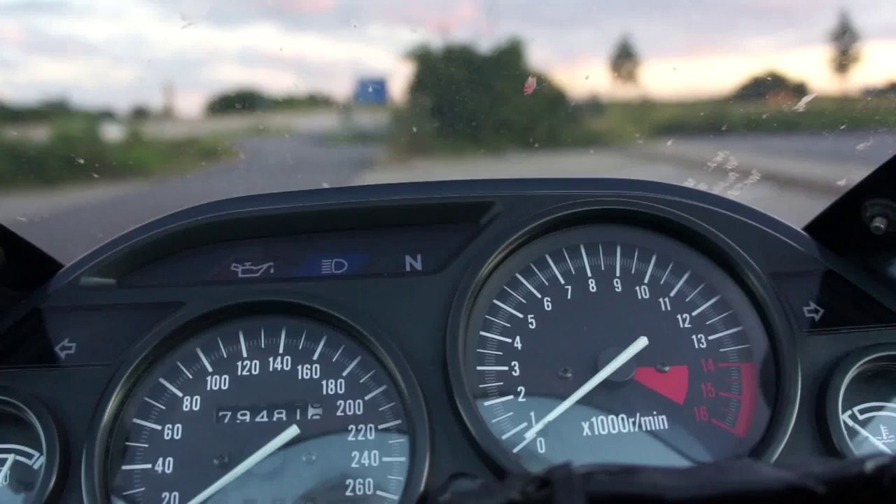 kawasaki zzr 600 full vitesse 260kmh