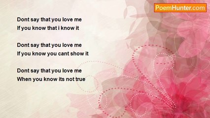 Kathleen Graves - Dont Say That You Love Me