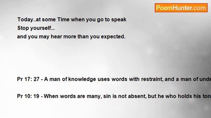 Sharon Maree Smith - A Thought For Today?