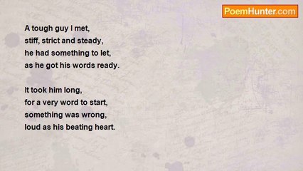 Chaitanya Dorwat - A tough guy in tears