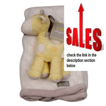 Cheap Deals Blankets and Beyond Fun Dot Baby Blanket with Toy Giraffe Asst. Colors Review