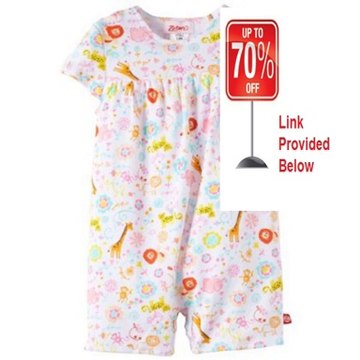 Cheap Deals Zutano Baby-girls Infant Jungle Dream Cap Sleeve Romper Review