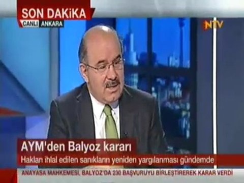 Hüseyin Çelik - Ak Parti Sözcüsü, 12 Eylül Davası, Anayasa Mahkemesi’nin Balyoz Davası Kararı