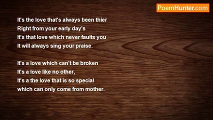 wendy. thopliss - A DIFFERENT KIND OF LOVE  (MOTHER)