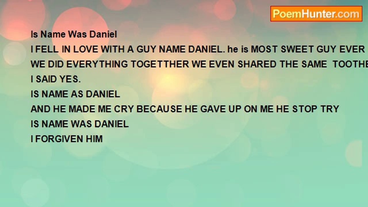 alyssa flores - DANIEL