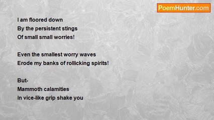 sundaram chandrakalaadhar - I am floored down..!