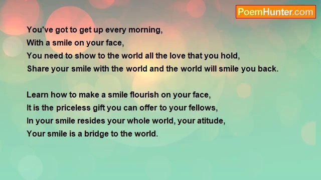 Cristina Teodor - Your Smile Is A Bridge To The World