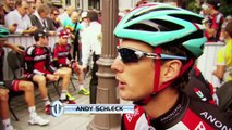 Alberto Contador and Chris Froome at the Grand Prix Cycliste de Québec.