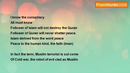 Aftab Alam - Islam and terrorism