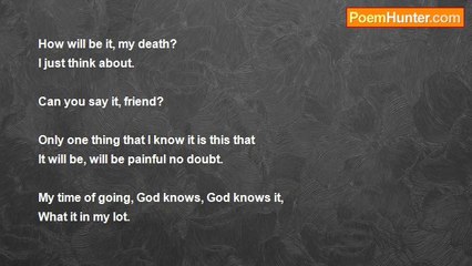 Bijay Kant Dubey - The  Terror of Death