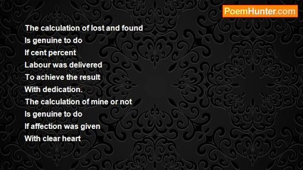 Tadasha Tripathy - The Calculation