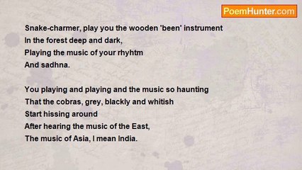 Bijay Kant Dubey - Sell Not, O, Bombayan Theatre Men, The Snake-charmers' Music!