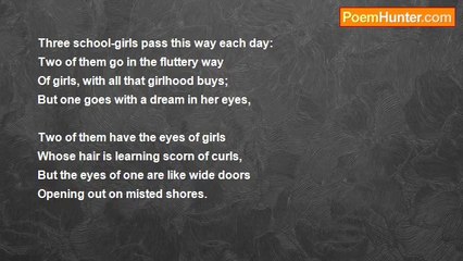 Hazel Hall - Three Girls