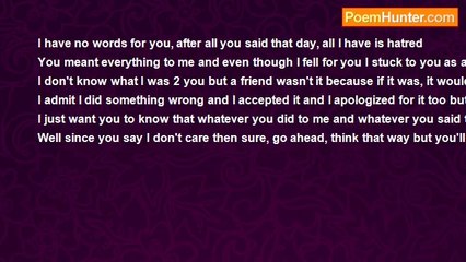 zara varghese - Losing a friend