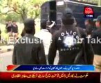 Lahore Police and activists clash outside Minhaj ul Quran Secretariat