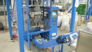 VFFS Machine, Vertical Form Fill Seal Machine With 14 Head Weigher For Packing PPR Pipe Fittings