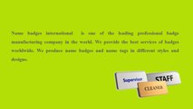Name Badges International - Promote Your Business Through Name Badges