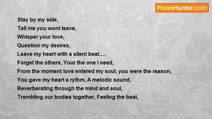 Crimson Love - Sway to the sound of a silent heart beat.