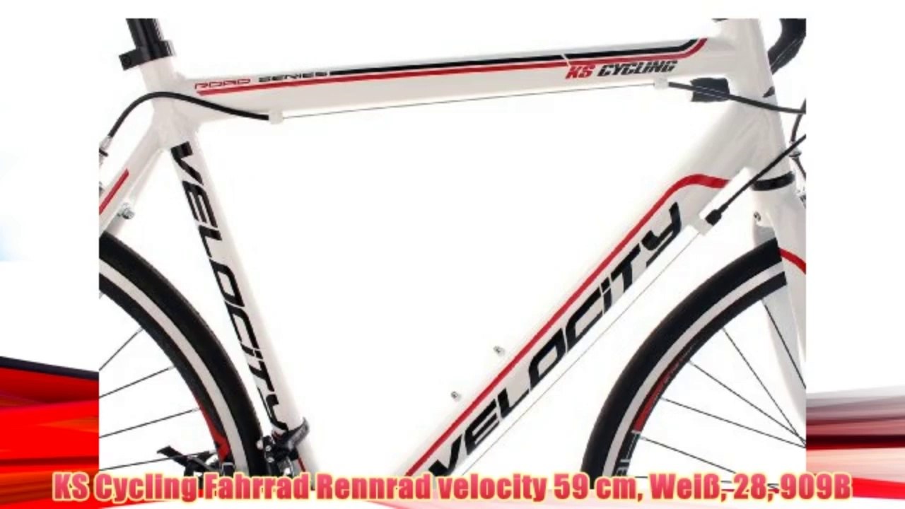 KS Cycling Fahrrad Rennrad velocity 59 cm whites 28 909B zum kaufen,"