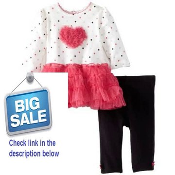 Best Deals Little Me Baby-Girls Newborn Heart Tutu Legging Set Review