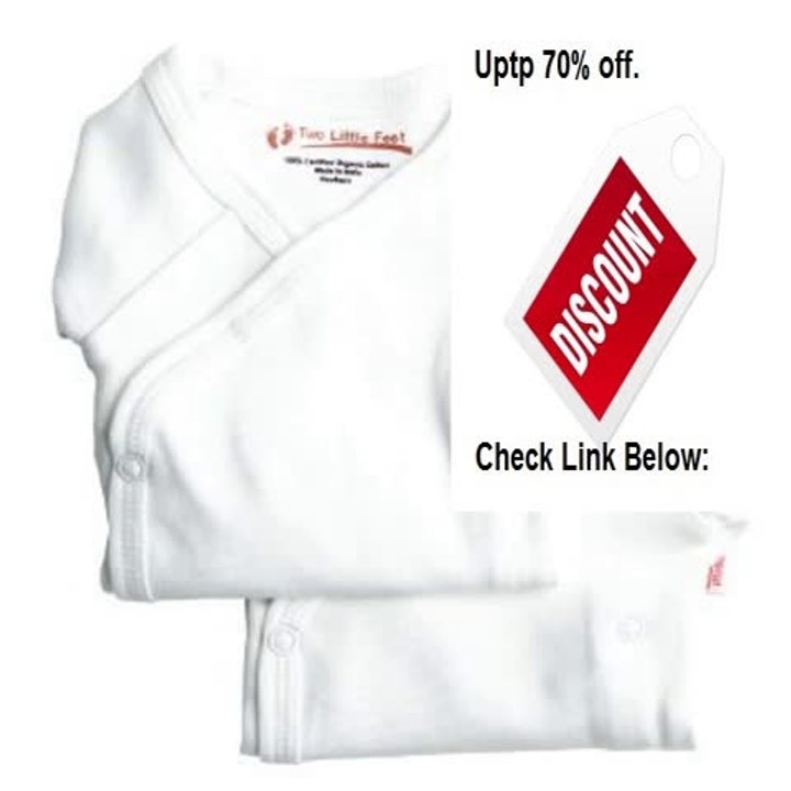 Best Deals Feet First Baby Wrap Style Bodysuit Long Sleeve (2pk) - White - Newborn Review