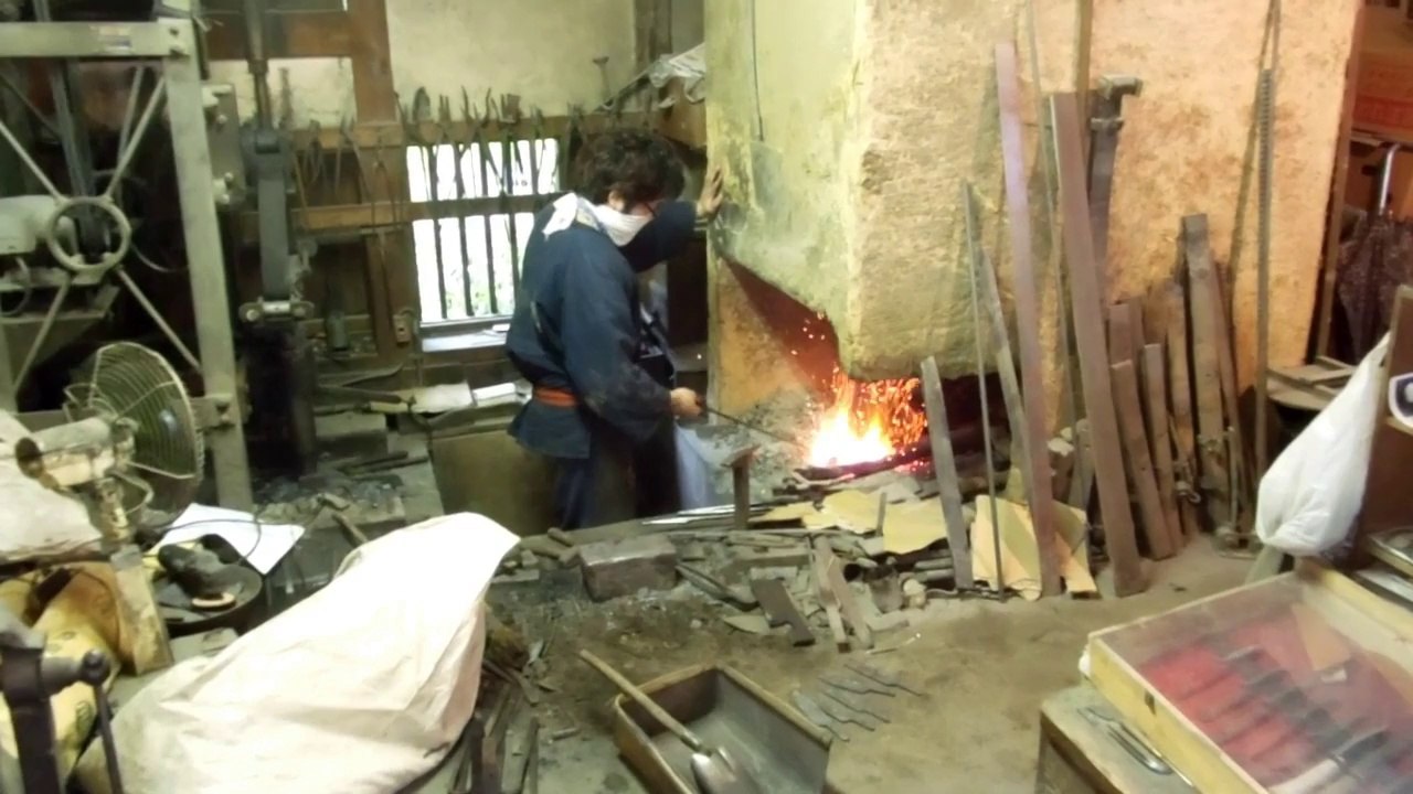 Japanese Blacksmith at Work!