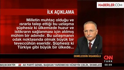 Ekmeleddin İhsanoğlu 7 Ay Önce İpucu Vermiş
