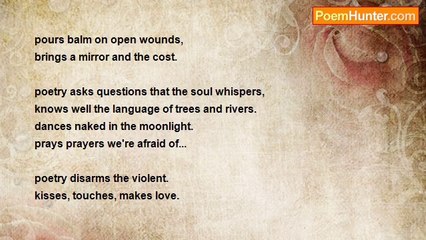 Eric Cockrell - Poetry....   (Bare Open Hand)