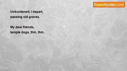 Warren Falcon - Leaving The Temple Haiku