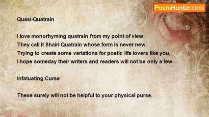 Gordon Tseng - Quasi-Quatrain