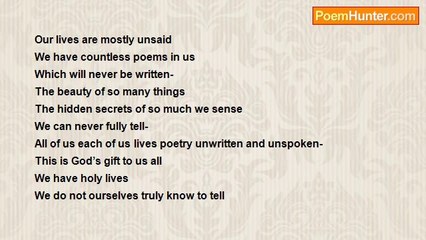 Shalom Freedman - Our Lives Are Mostly Unsaid