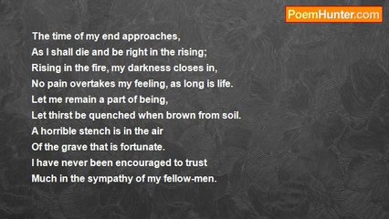 Naveed Akram - My End Approaches