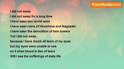 ramesh rai - I Did Not Weep