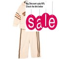 Best Deals Baby Togs Newborn Boys (0-9mo) 2pc cream/brown zippered hoodie & pants set Review