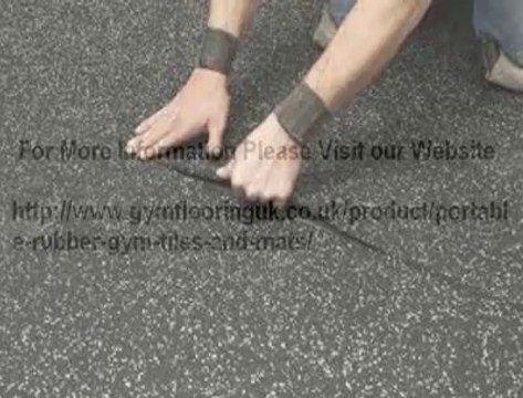 Portable Rubber Gym Tiles And Mats