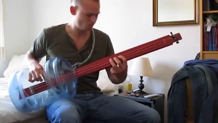 Damacadan gitar yapıp çalmak