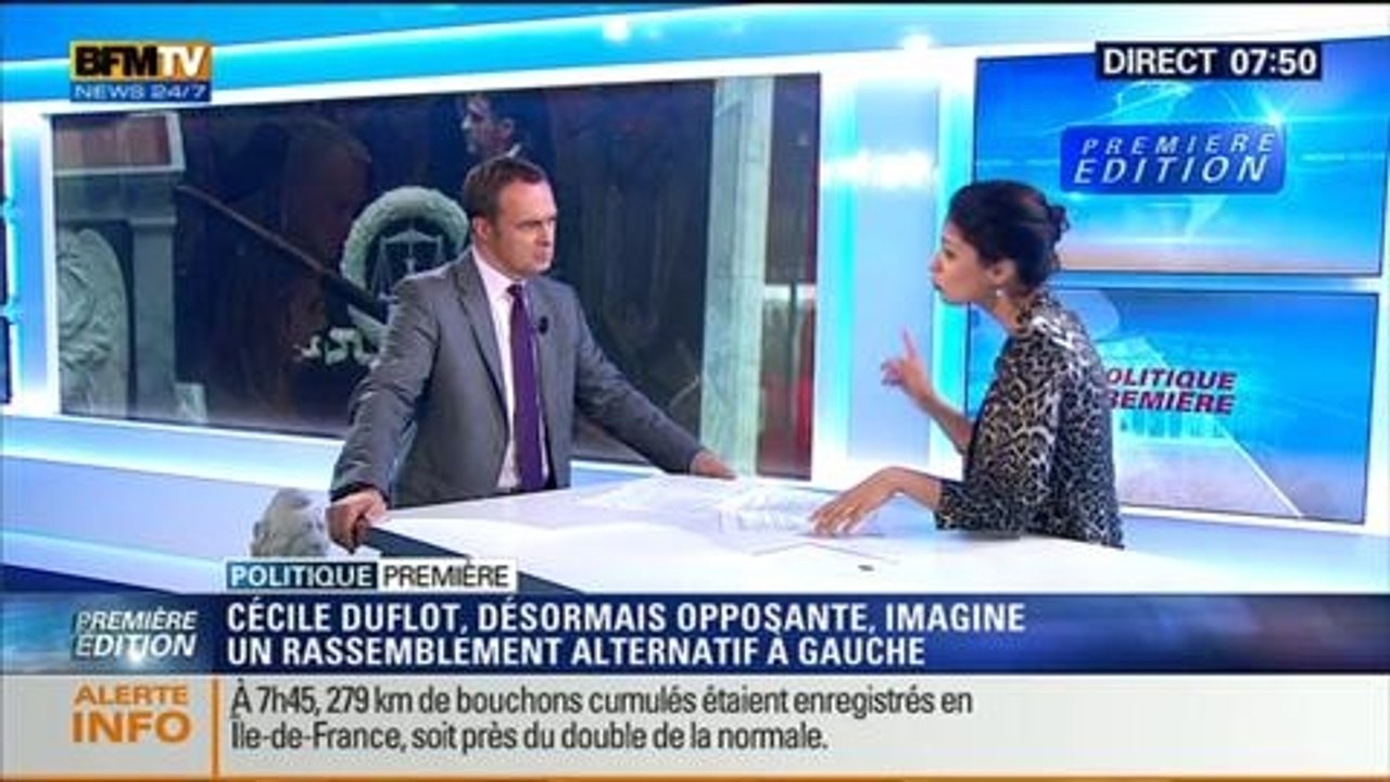 Politique Première: Cécile Duflot emploie des mots très forts contre le gouvernement et François Hollande - 17/06