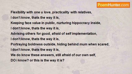 Bhavya Vora - Thats the Way It Is