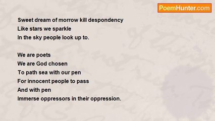 Alade Abayomi IdrisWhite - WE ARE POETS