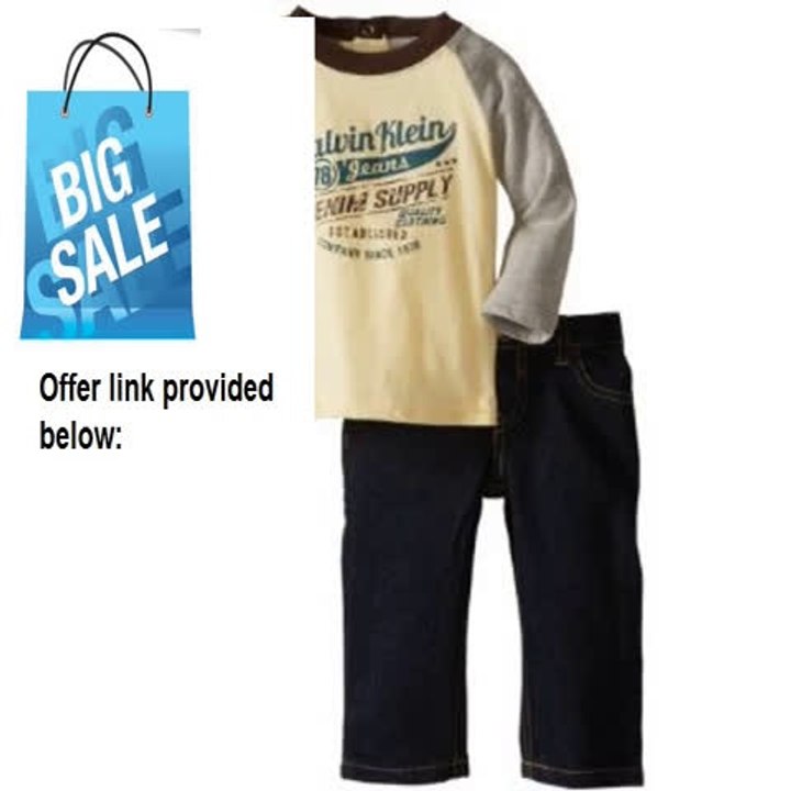 Best Deals Calvin Klein Baby-Boys Infant Top with Khaki Pants Review